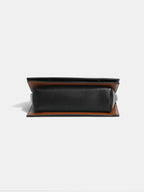 Color-Block Geometric Top-Handle Bag