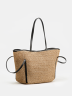 Large Straw Woven Tote Bag