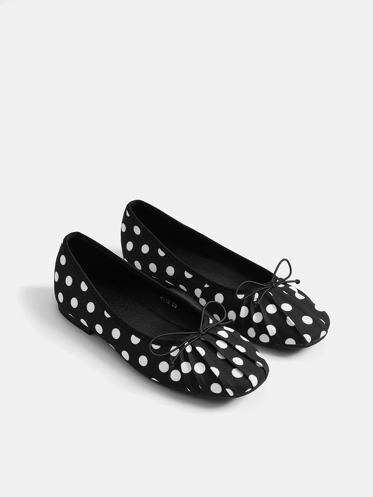 Polka Dot Bow Ballet Flats