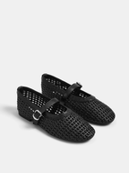 Hollow-Out Mary Jane Flats