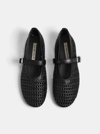 Hollow-Out Mary Jane Flats