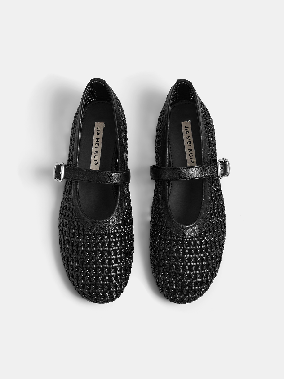 Hollow-Out Mary Jane Flats
