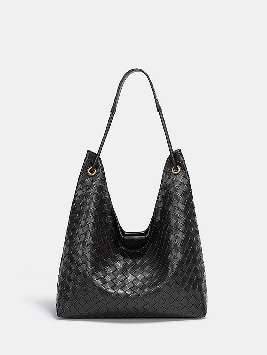 Woven Large Capacity Shoulder Tote Bag