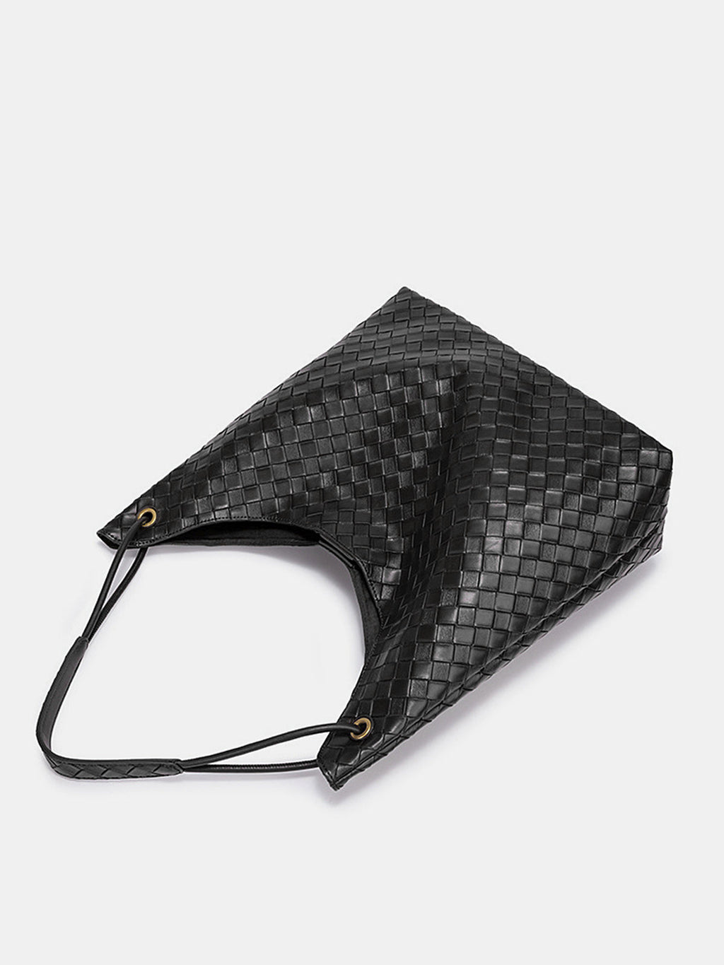Woven Large Capacity Shoulder Tote Bag