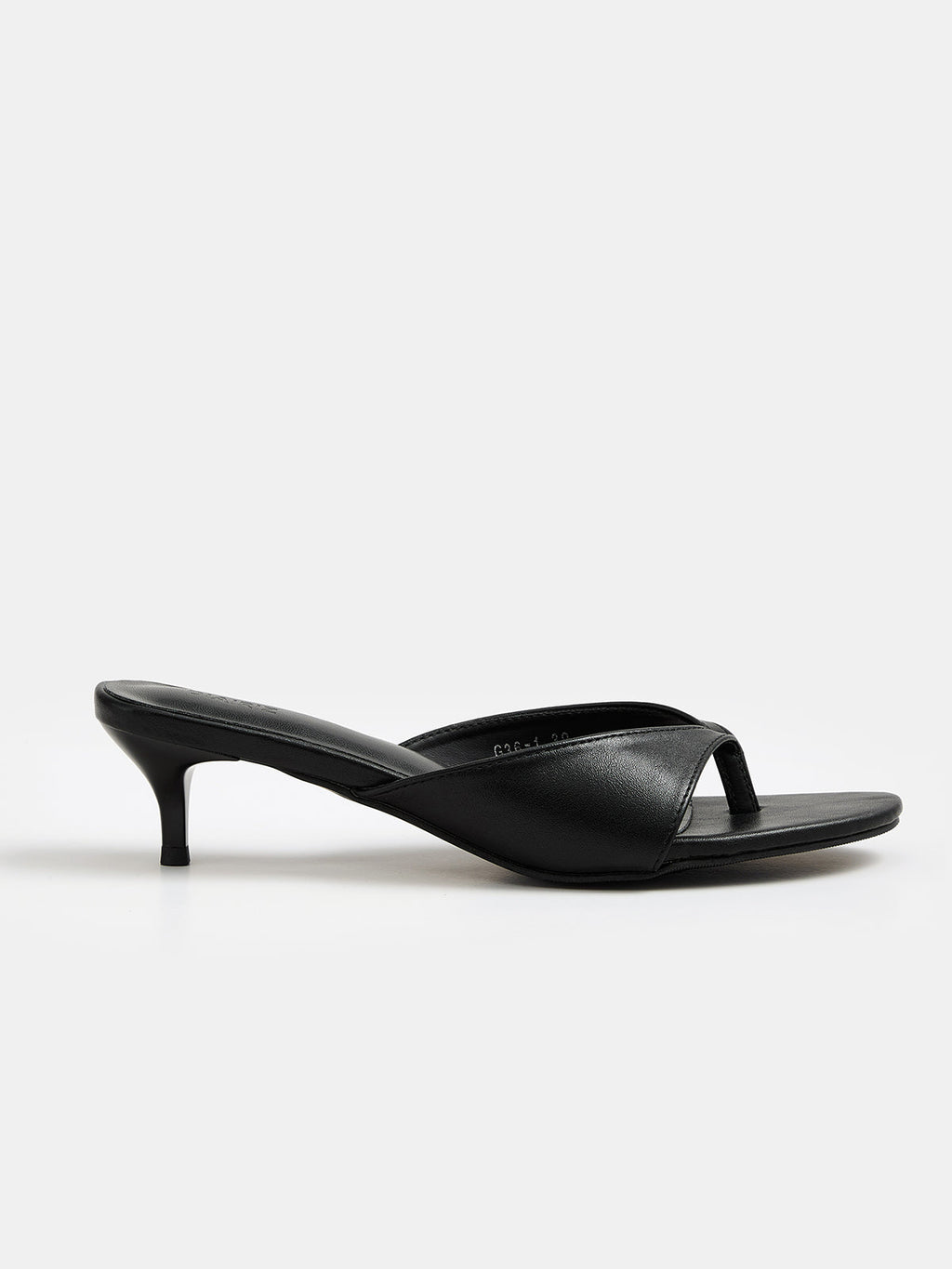 Slip On Thong Kitten Heel Mules