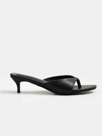 Slip On Thong Kitten Heel Mules