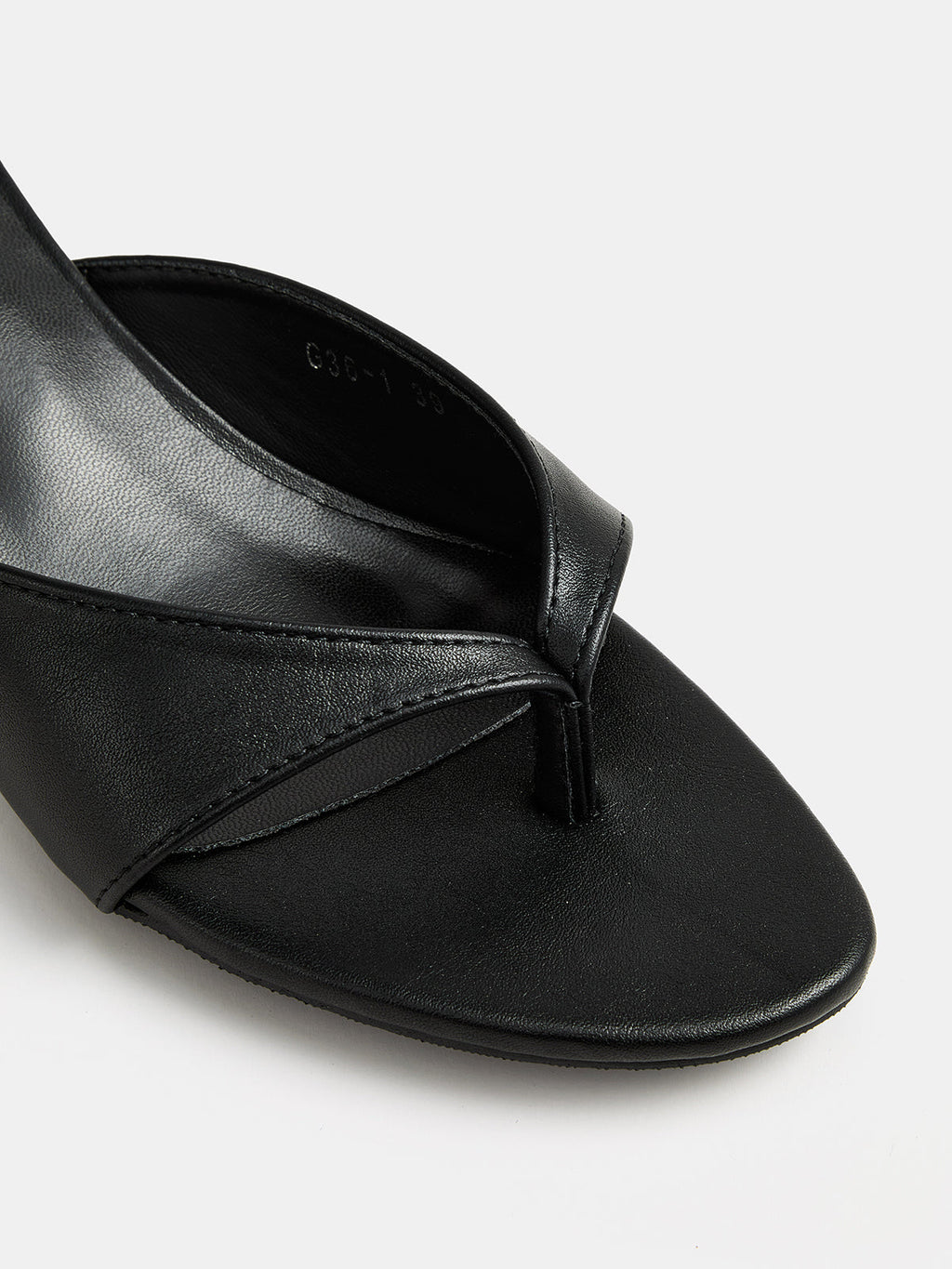 Slip On Thong Kitten Heel Mules