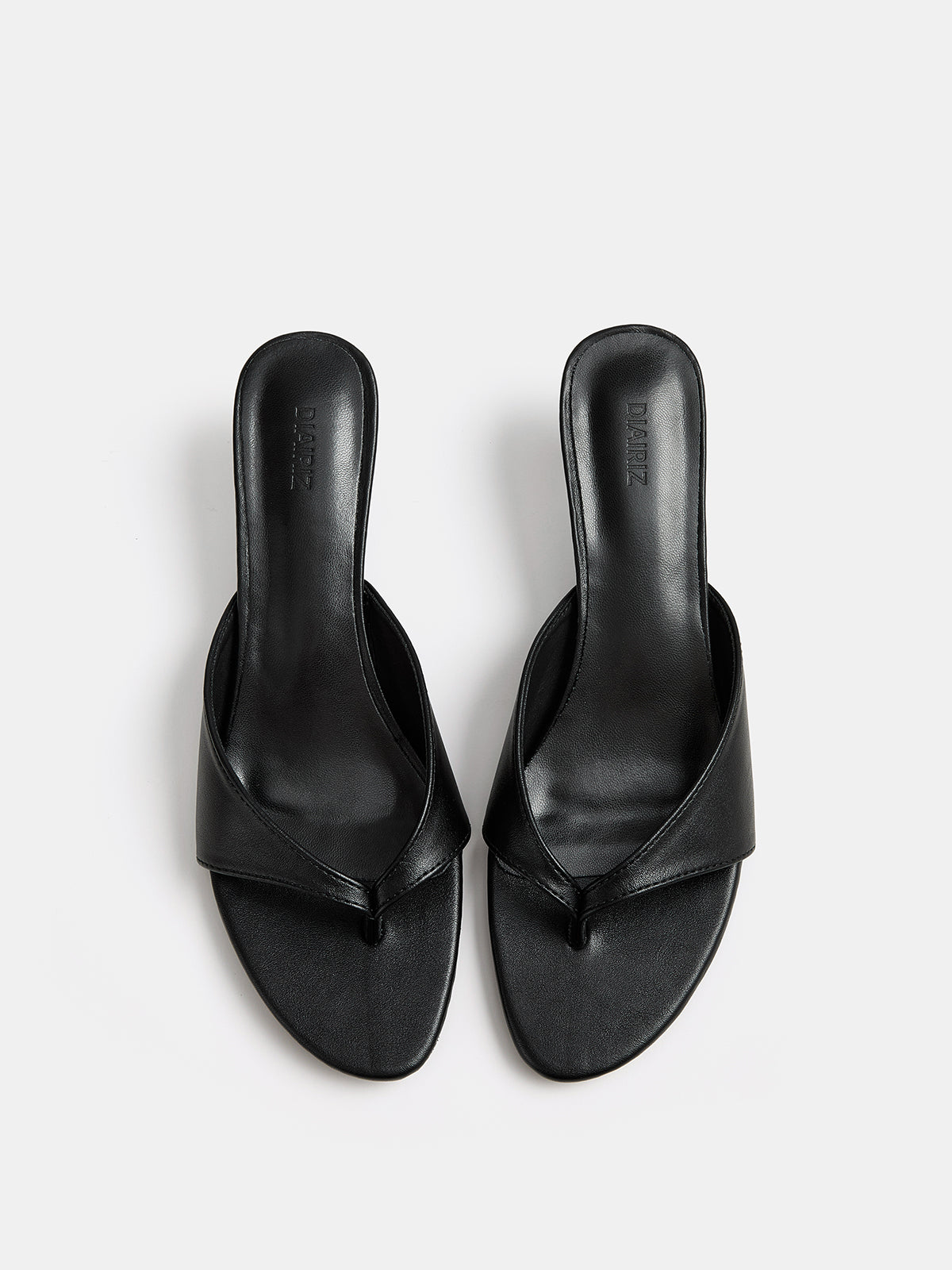 Slip On Thong Kitten Heel Mules