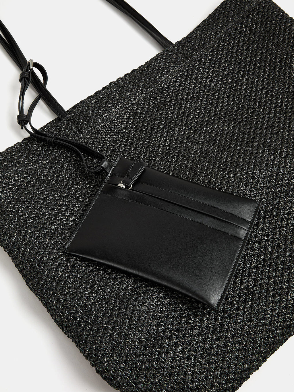 Woven Openwork Tote Bag