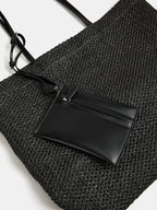 Woven Openwork Tote Bag