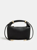 Metal Accent Mini Handbag