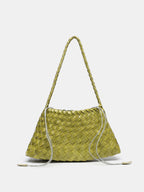 Woven Braided Shoulder Handbag