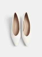 Pointed Toe Kitten Heel Pumps