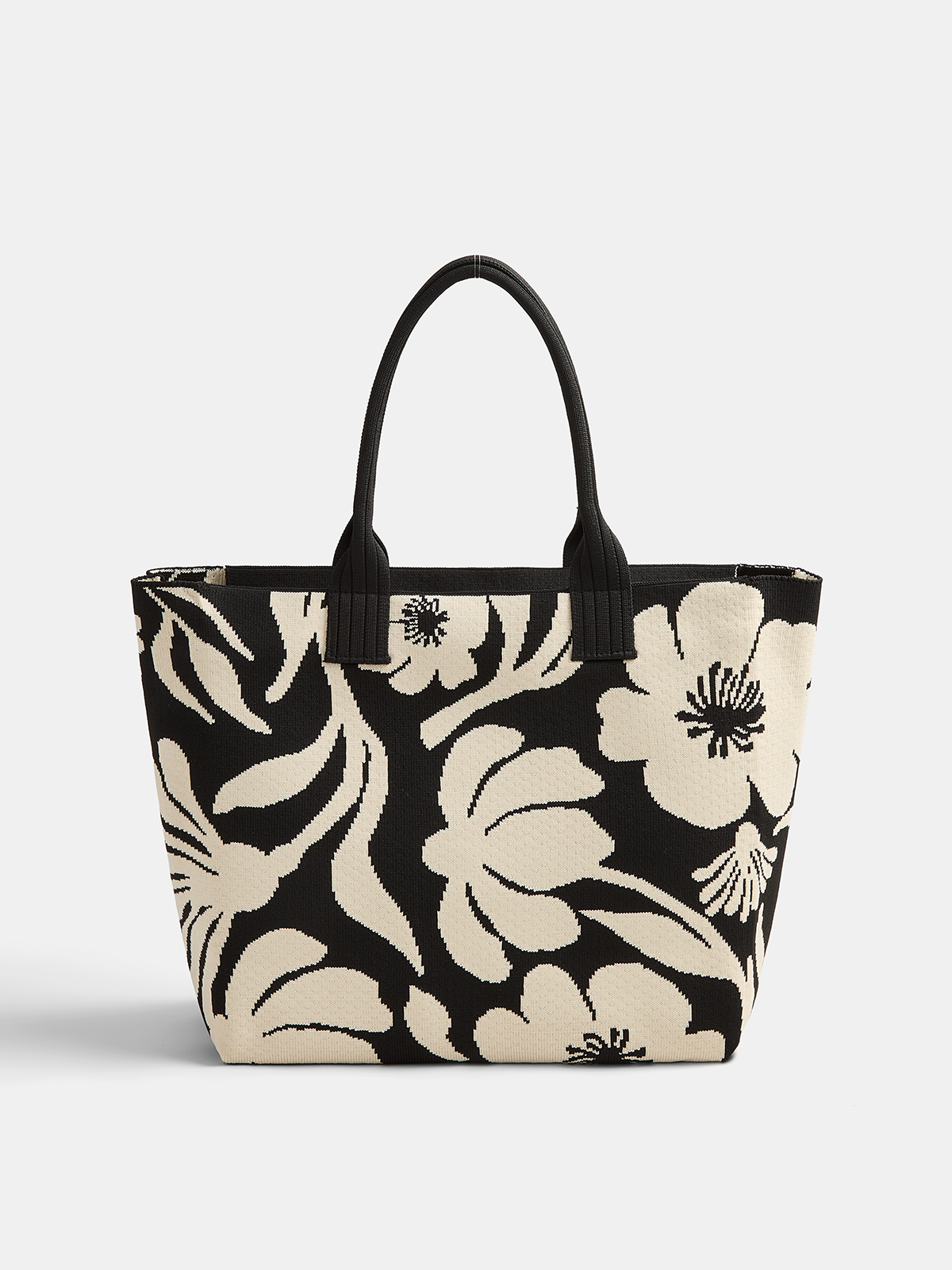 Flower Pattern Large Tote Bag