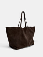 Large Capacity Suede Effect Tote Bag