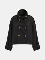 Double Breasted Military Jacket
