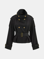 Double Breasted Military Jacket