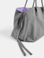 Large Capacity Expandable Zipper Tote Bag