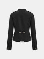 Double Breasted Military Style Jacket