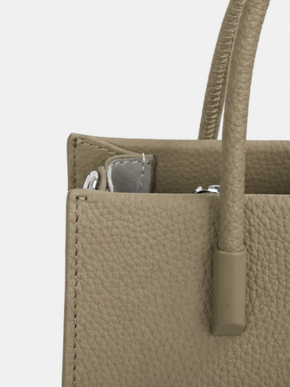Dual Strap Leather Handbag