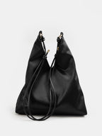 Knot‑Detail Soft Hobo Bag