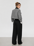 Tweed Boucle Crop Blazer