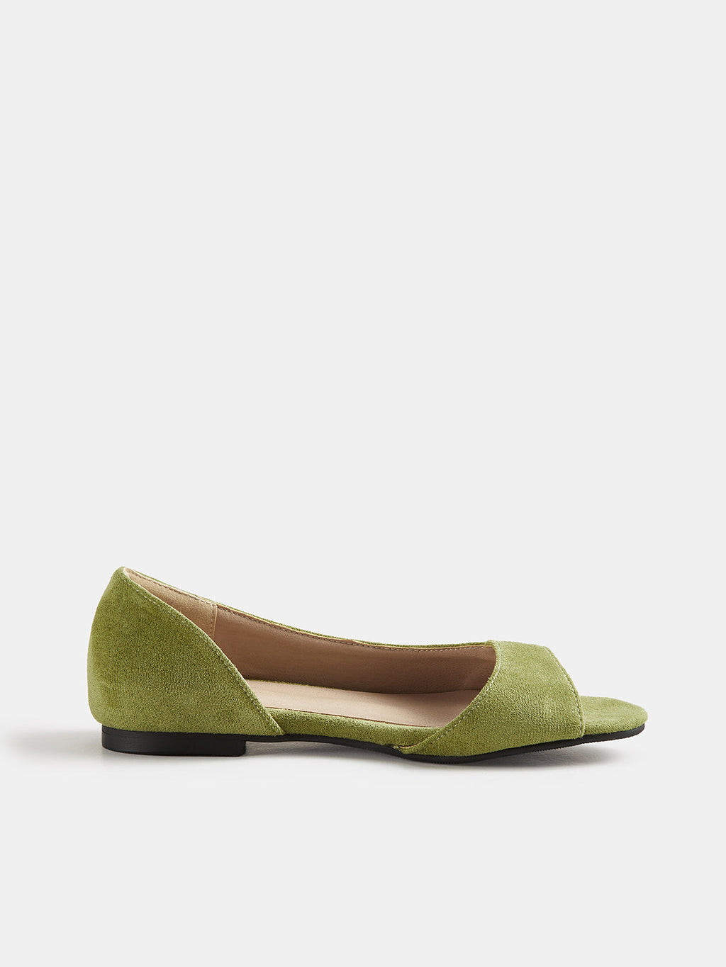 Casual Peep Toe Cut Out Flats