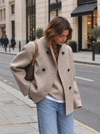 Oversized Button-Down Jacket