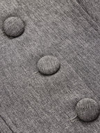 Tailored Button‑Front Collared Blazer