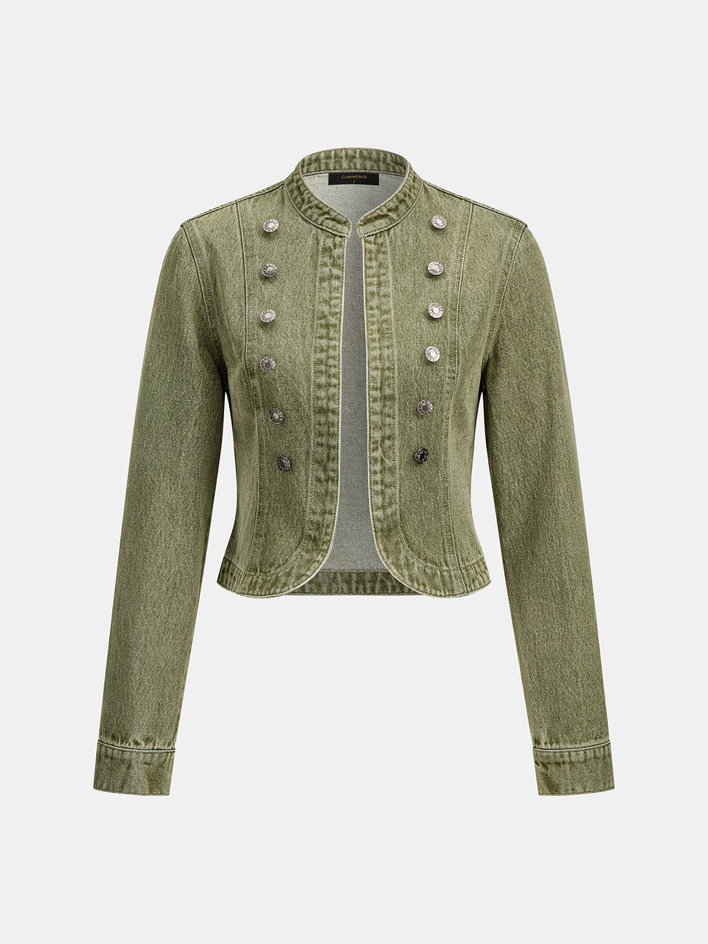 Napoleon‑Style Denim Jacket