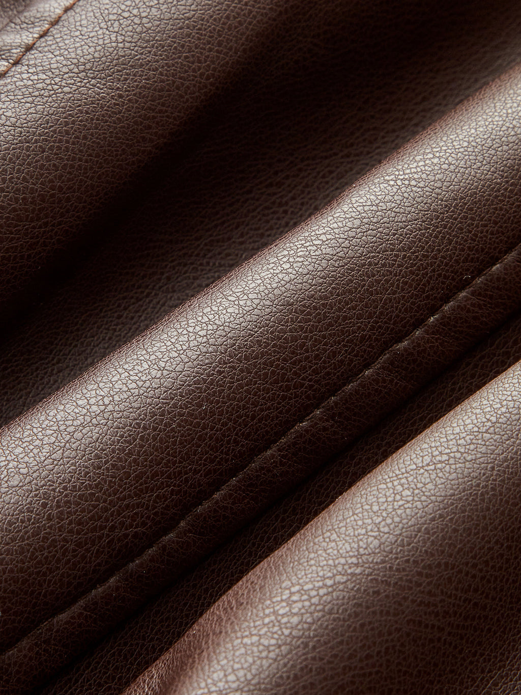 Cinched Faux Leather Jacket
