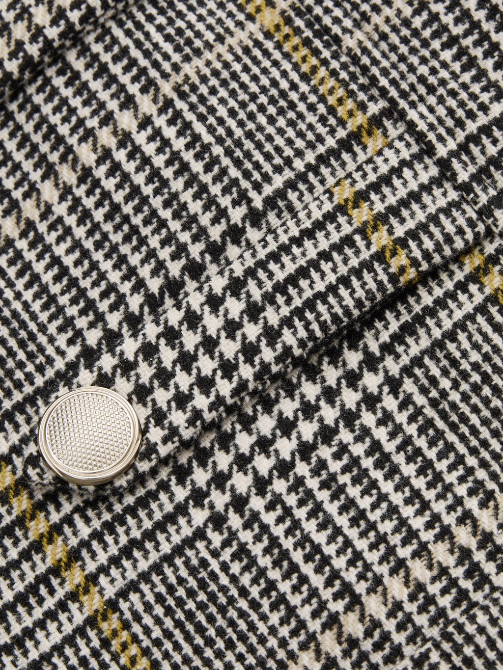 Napoleon Houndstooth Stand Collar Jacket