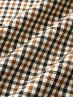 Reversible Drawstring Waist Check Jacket
