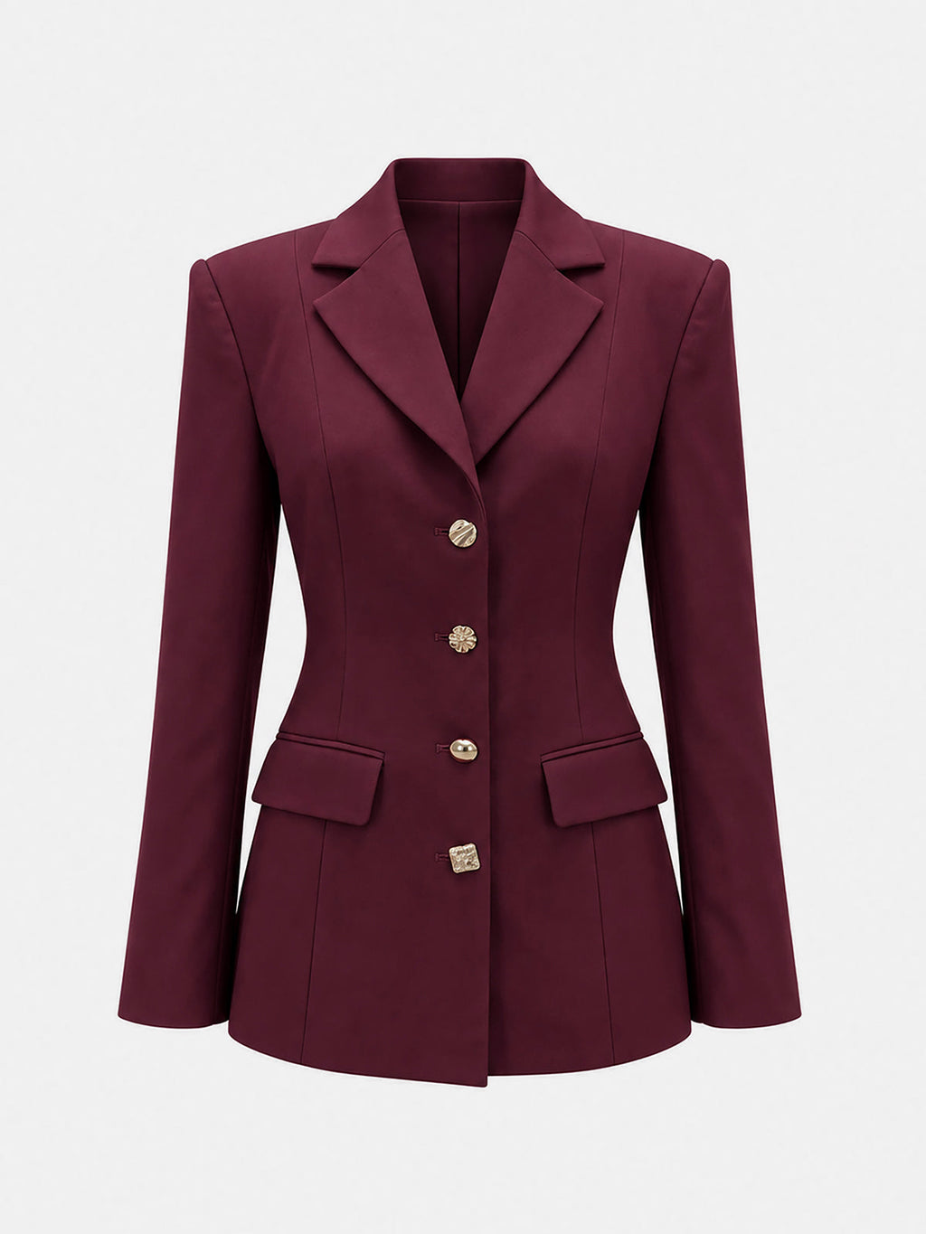 Back Belt Fitted Blazer