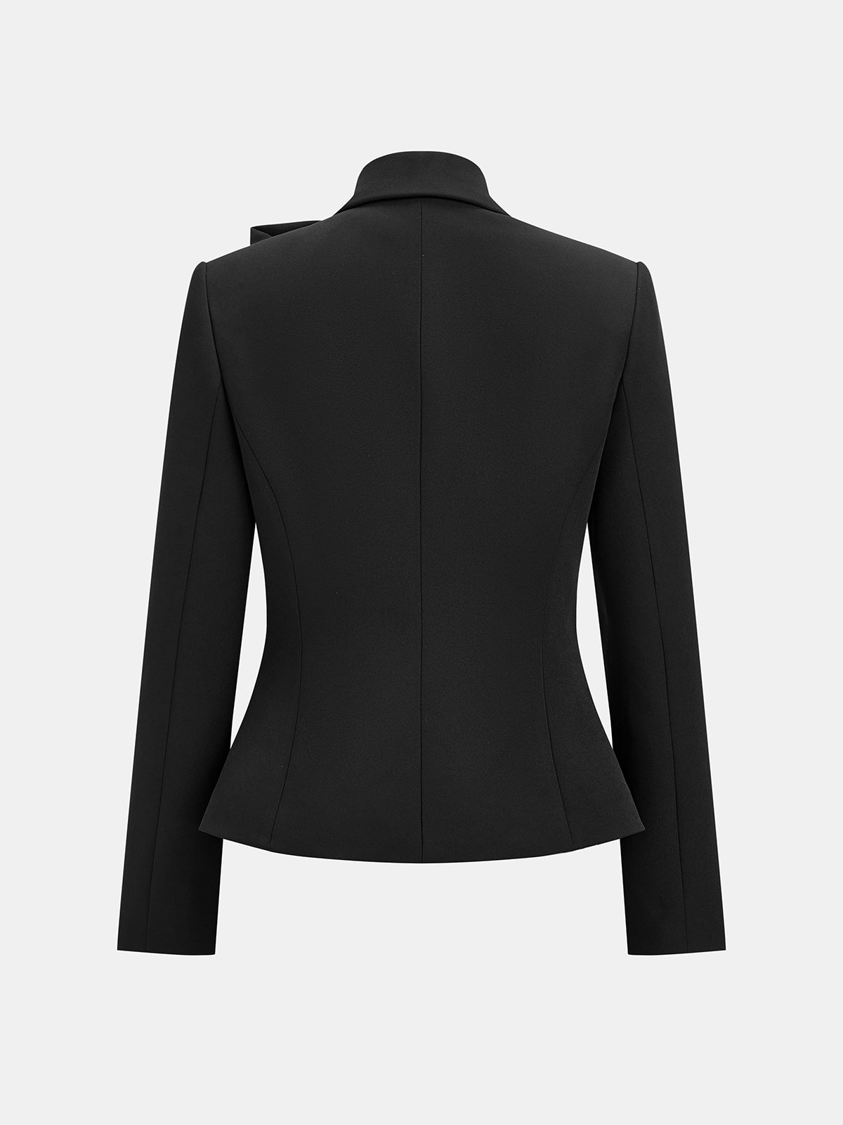 3D Flower Decor Slim Blazer