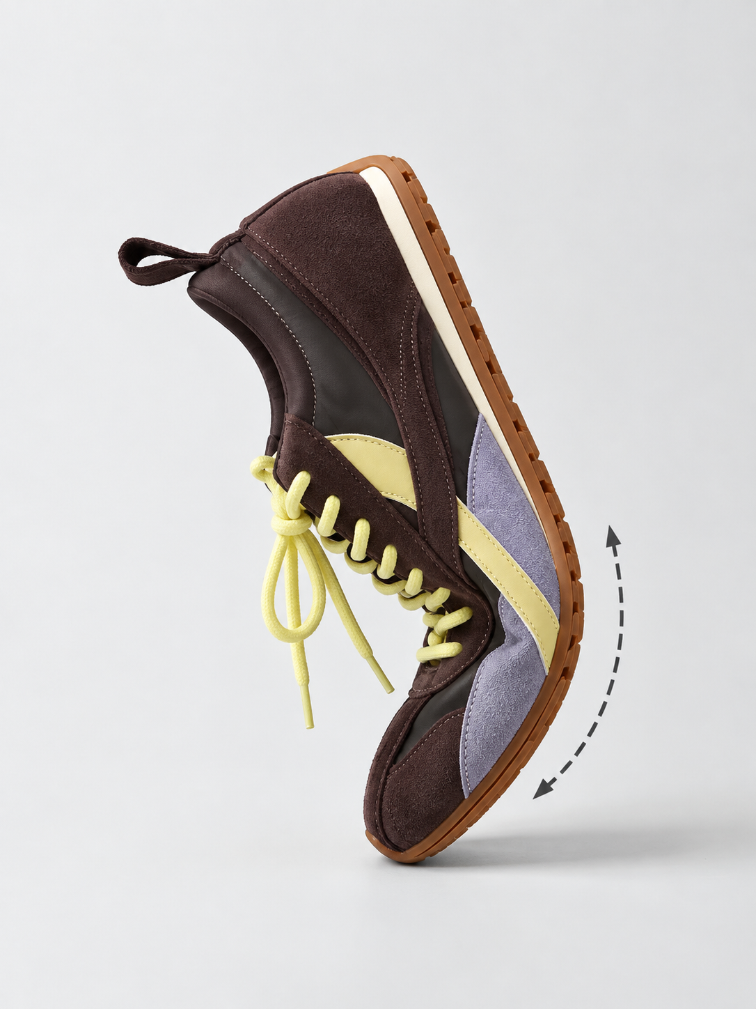 Multi-Color Retro Lace Up Sneakers