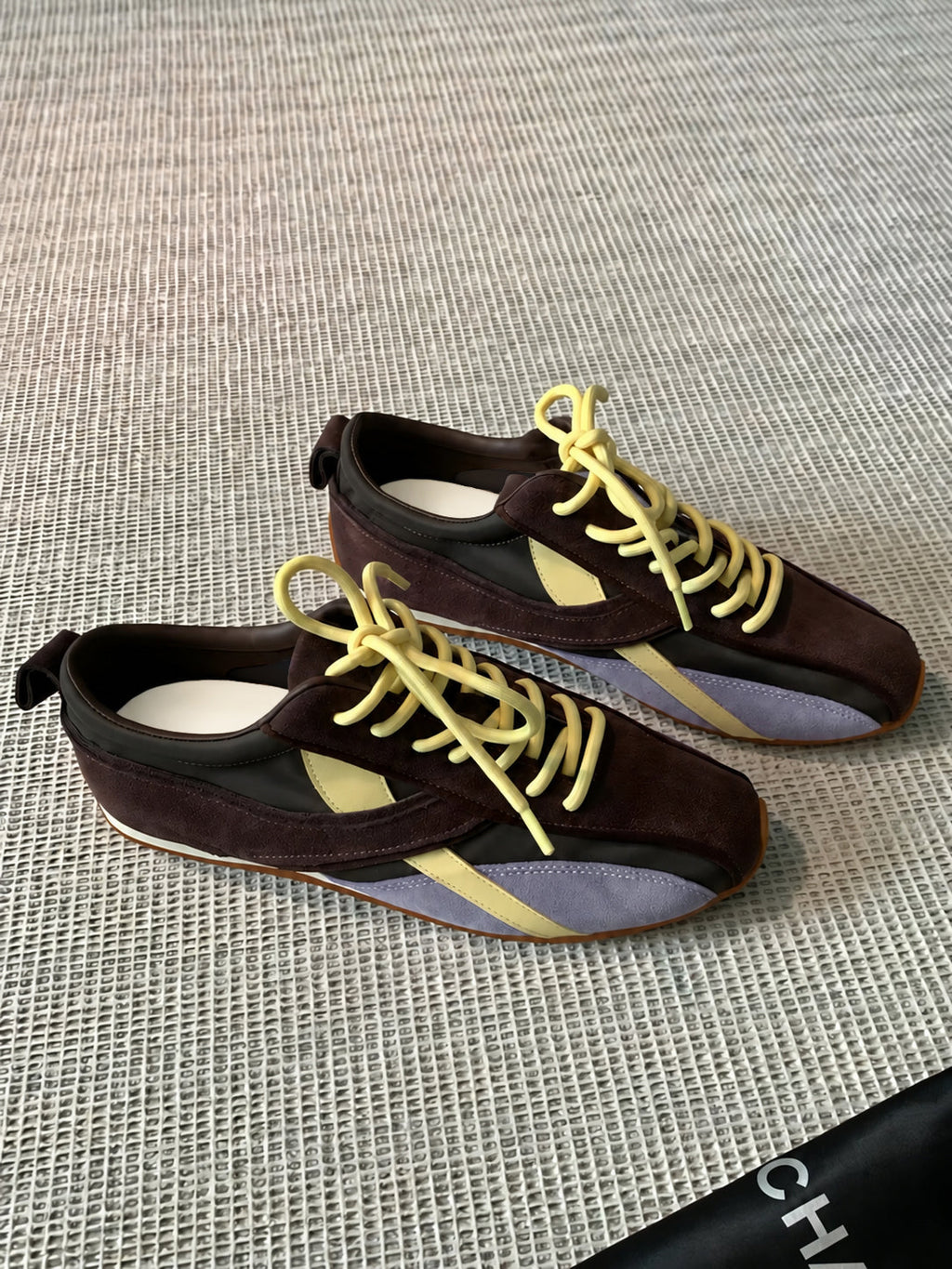 Multi-Color Retro Lace Up Sneakers