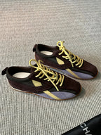 Multi-Color Retro Lace Up Sneakers